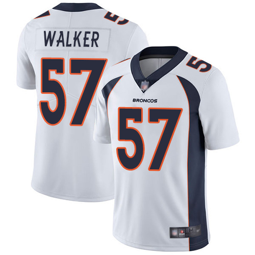 Men Denver Broncos 57 Demarcus Walker White Vapor Untouchable Limited Player Football NFL Jersey